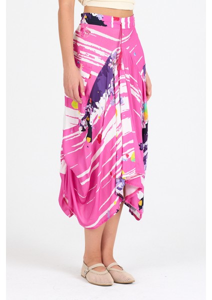 Kadın Digital Baskı Şalvar Etek 984