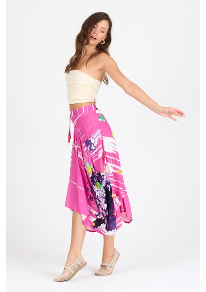 Kadın Digital Baskı Şalvar Etek 984 fiyatları