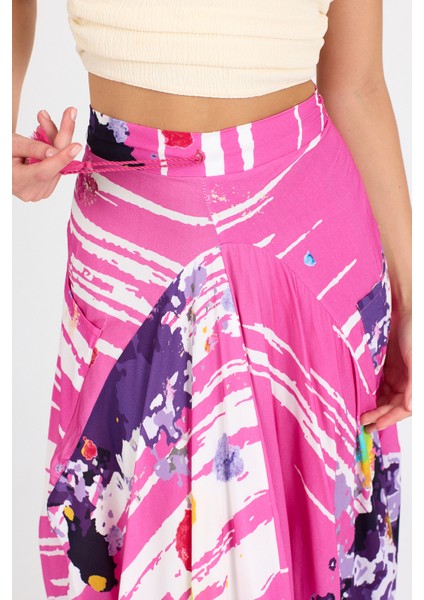 Kadın Digital Baskı Şalvar Etek 984 modelleri