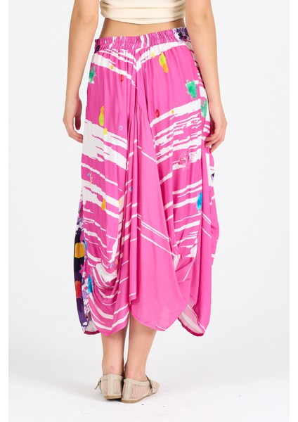 Kadın Digital Baskı Şalvar Etek 984 fırsatları