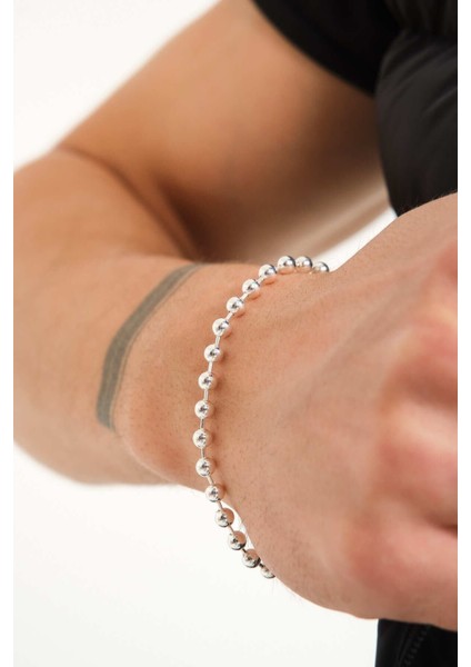 925 Ayar Gümüş Unisex Top Zincir Bileklik Tırnak Makası Bileklik fiyatları