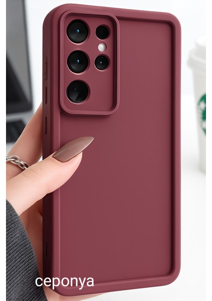 Samsung Galaxy S25 Ultra Kılıf Kamera Korumalı Ananas Silikon Kapak
