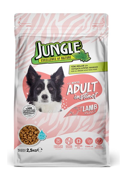 2,5 kg Kuzu Etli Yetişkin Köpek Maması