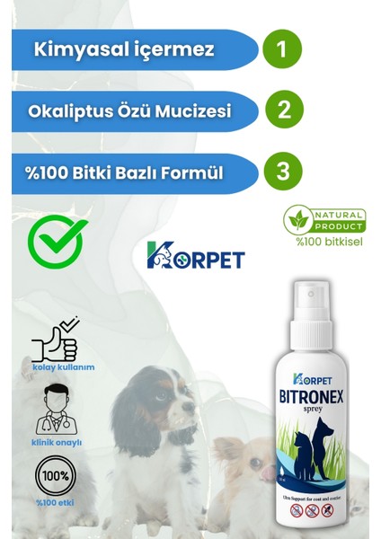 Bitronex Sprey 100 Kedi, Köpek, Kuş, Tavşan,bit, Pire ,kene, Karınca, Deri Tüy Bakım Ürünü fiyatları