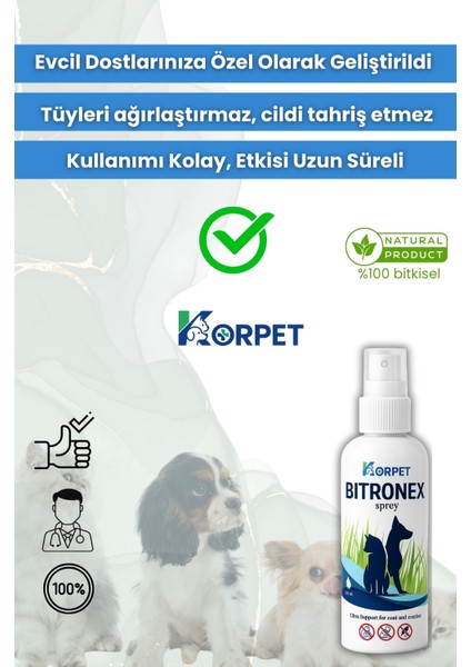 Bitronex Sprey 100 Kedi, Köpek, Kuş, Tavşan,bit, Pire ,kene, Karınca, Deri Tüy Bakım Ürünü modelleri