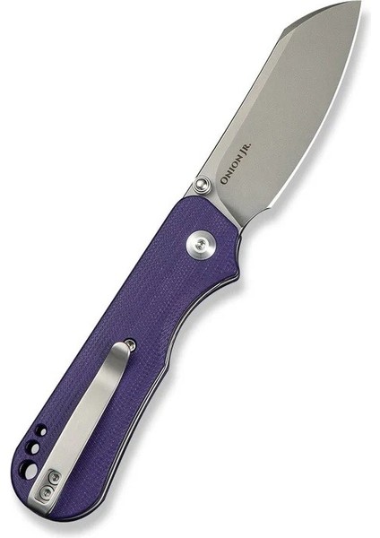 Crabby Thumb Stud Knife Purple G10 Handle Çakı modelleri