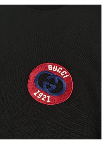Guccı Logo Embroıded Sweatshırt Ls fiyatları