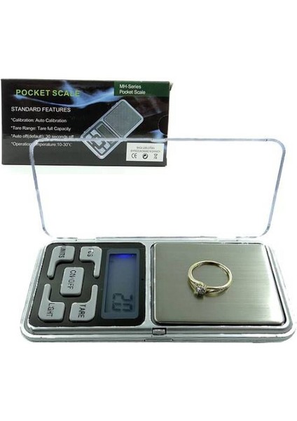 Hassas Dijital Elektronik Cep Tartısı 200G 0.01G, Kuyumcu ve Takı Tartımı fırsatları