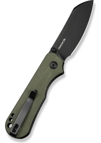 Crabby Thumb Stud Knife Od Green G10 Black Blade Handle Çakı modelleri
