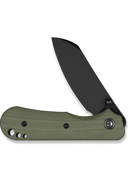 Crabby Thumb Stud Knife Od Green G10 Black Blade Handle Çakı fırsatları