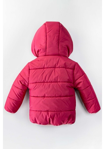 Tavşan Şişme Içi Peluş Kürklü Fermuarlı Cepli Kalın Kar Kapüşonlu Kışlık Kız Bebek Mont Çocuk Kaban fiyatları