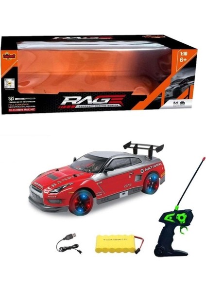 Toycraft Racerx 1:10 Ölçek Uzaktan Kumandalı Yüksek Hızlı Yarış Arabası (10–15 Km/h)