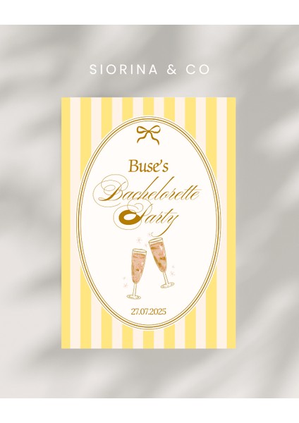 Bride To Be Davetiye, Parti Kartı, Bekarlığa Veda Bachelorette Davetiyesi Kişiye Özel