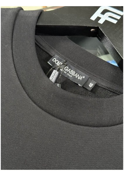 Metal Plaka Logolu Erkek Sweatshirt modelleri