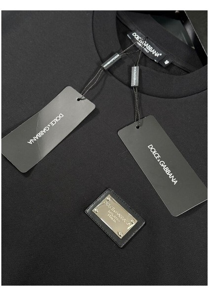 Metal Plaka Logolu Erkek Sweatshirt fırsatları