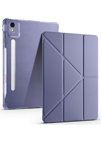 Lenovo Idea Tab Pro 12.7” TB373FU Uyumlu Tri Folding Kalem Bölmeli Uyku Modlu Akıllı Kılıf fiyatları