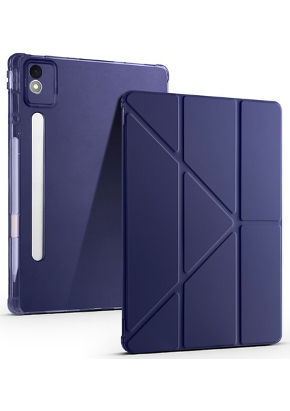Lenovo Idea Tab Pro 12.7” TB373FU Uyumlu Tri Folding Kalem Bölmeli Uyku Modlu Akıllı Kılıf fiyatları