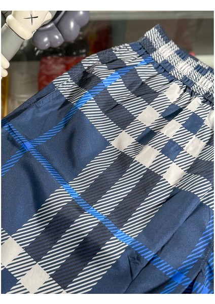 Ekose Desenli Deniz Şortu Ss fiyatları