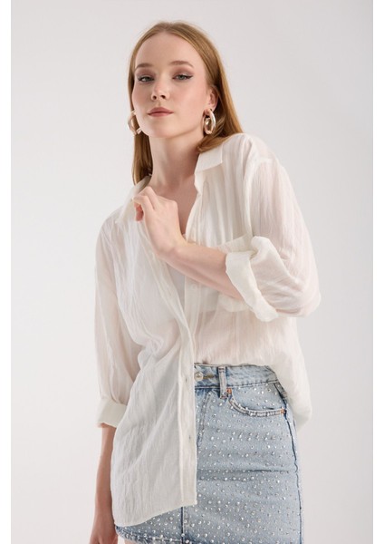 Cepli Oversize Dökümlü Gömlek modelleri