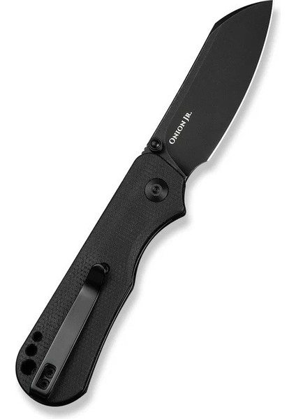 Crabby Thumb Stud Knife Micarta All Black Handle Çakı modelleri