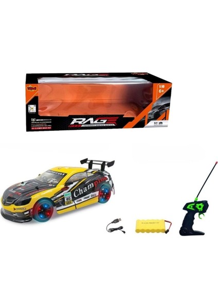 Toycraft Roadstorm 1:10 Ölçekli Şarjlı Uzaktan Kumandalı Yarış Arabası (10–15 Km/h)