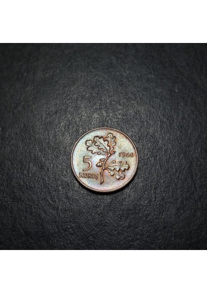 Escoines 399636889871EEE4D5 1968 Bakır 5 Kuruş Çil Para fiyatları