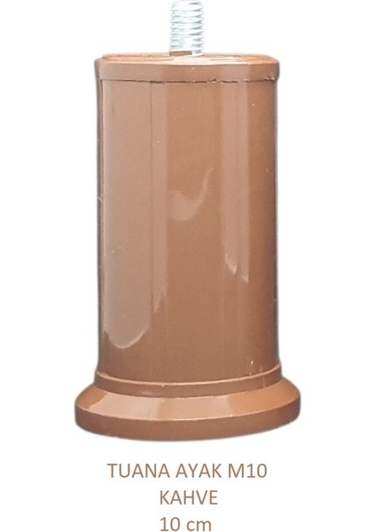 Tuana Ayak 10 cm Cıvatalı M10 Kahve
