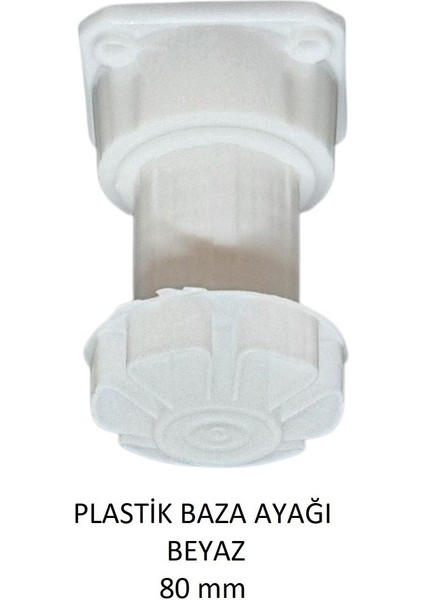 Plastik Baza Ayağı 8 cm Beyaz fiyatları