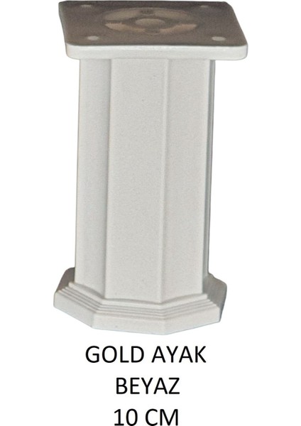 Gold Ayak 10 cm Vidalar Dahil Beyaz fiyatları