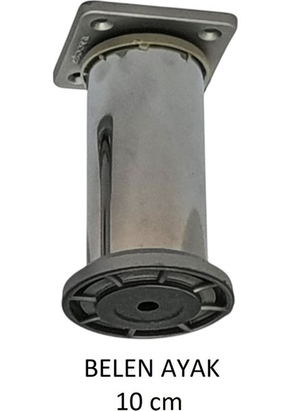 Belen Ayak 10 cm Vidalar Dahil Krom