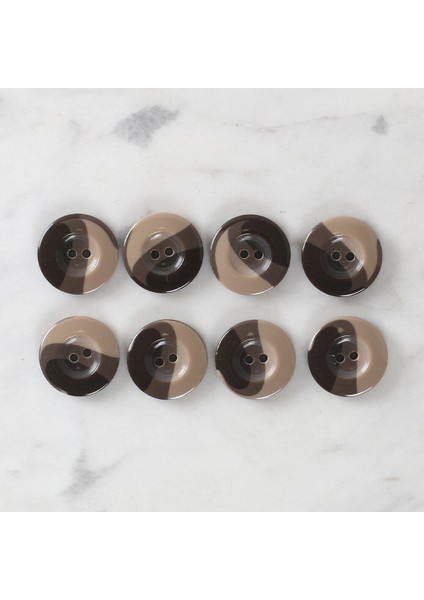 Loren Crafts 8'li Düğme Kahverengi - 1139 fiyatları