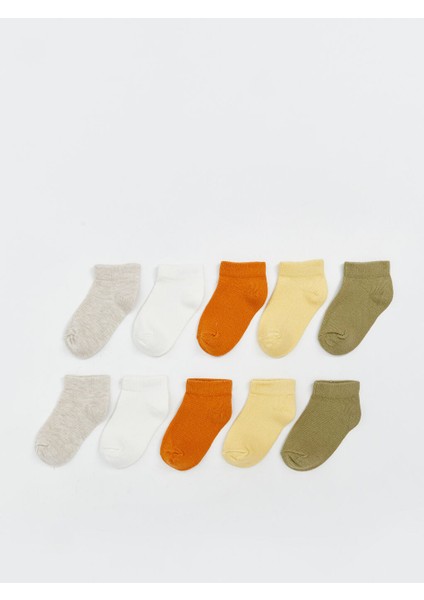 Yeni Sezon Basic Erkek Bebek Patik Corap 10'lu - S5O325Z1