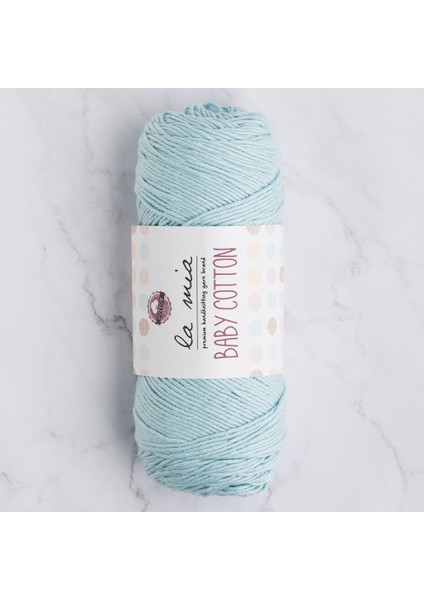 La Mia Baby Cotton Açık Mavi El Örgü Ipi - L036 - 33625