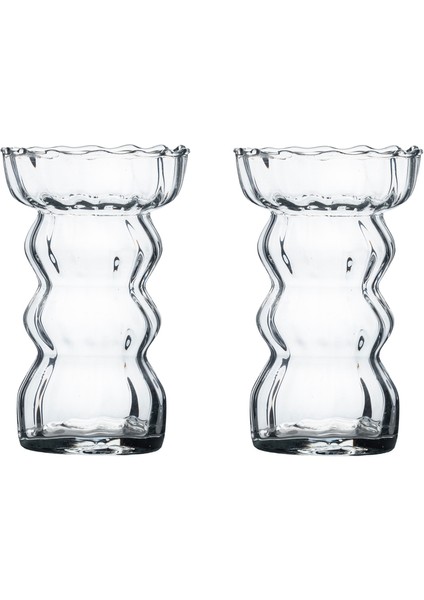 Zigzag Model Borosilikat Cam Bardak - Şık Sunum ve Kokteyller Için Özel Tasarım Bardak