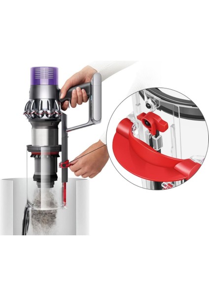 Dyson V10 Uyumlu Elektrikli Süpürge Toz Haznesi modelleri