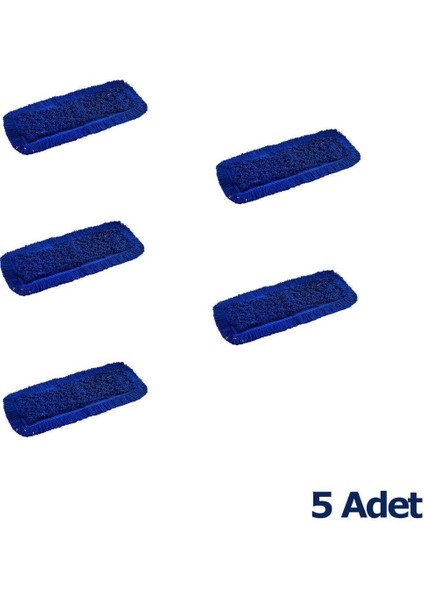 Mavi 60 cm Palet Tablet Mop, 5 Adet, Temizlik Için Ideal! modelleri