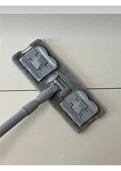 Ayarlanabilir Saplı Gri Mop, Süngerli, Bez Tutucu ve Yedek Bezli Set modelleri