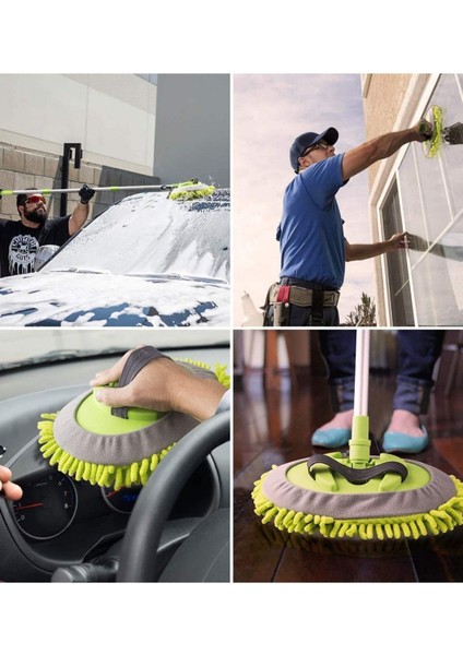 Yüksek Yoğunluklu Şönil Araba Yıkama Mopu, Parlak ve Hijyenik Temizlik Sağlar indirimleri