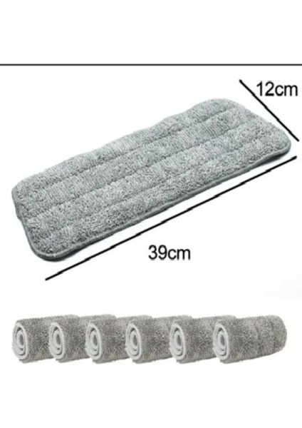 Sprey Mop Yedek Bezi, 2'li Paket, Pratik Temizlik Aksesuarı