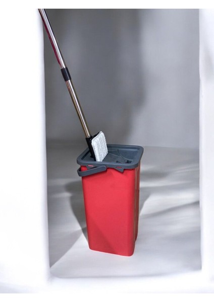 Kırmızı Temizlik Seti, Parlak ve Kullanışlı Flat Mop ile Temizlik Keyfi modelleri