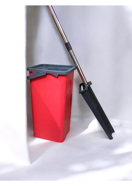 Kırmızı Temizlik Seti, Parlak ve Kullanışlı Flat Mop ile Temizlik Keyfi