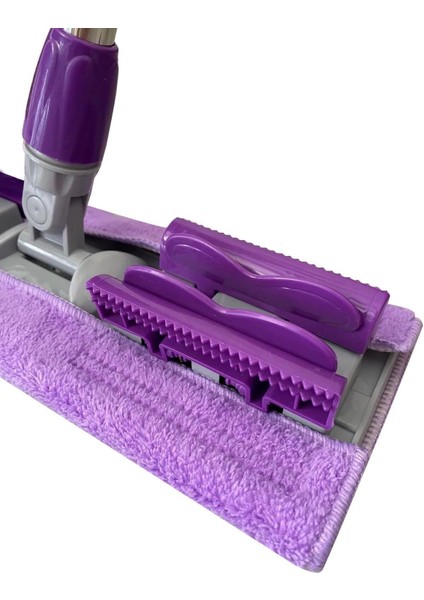 Çok Amaçlı Mikrofiber Temizlik Seti, Mandallı ve Klipsli, Yer, Duvar, Cam Uyumlu