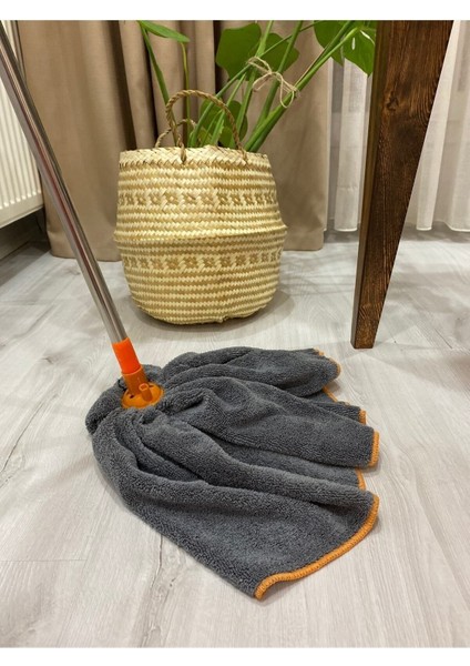 Gri Mikrofiber Paspas Mop Yedek Ucu, Temizlik Için Pratik ve Dayanıklı Parça fırsatları