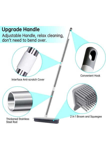 Çekpaslı Çok Amaçlı Temizlik Fırçası, Ev, Araba ve Zemin Için Uygun