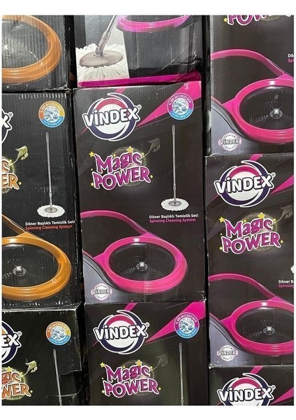 Döner Başlıklı Temizlik Seti, Vileda Magic Power Mop ile Temizlikte Kolaylık modelleri
