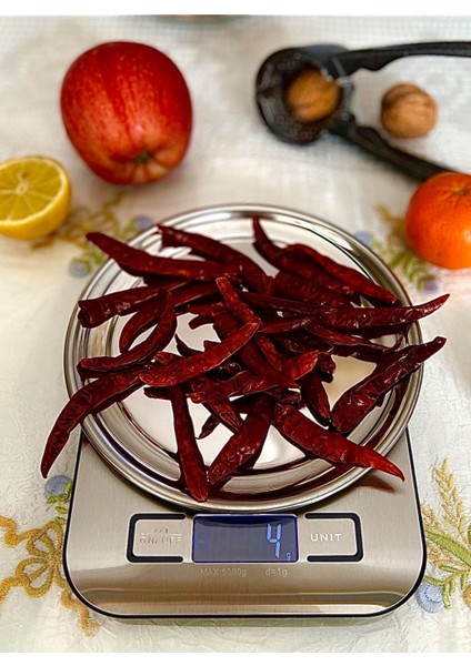 Hassas 5kg Elektronik Mutfak Terazisi, Çelik Kefeli, LCD Ekran, 1g Hassasiyet fiyatları