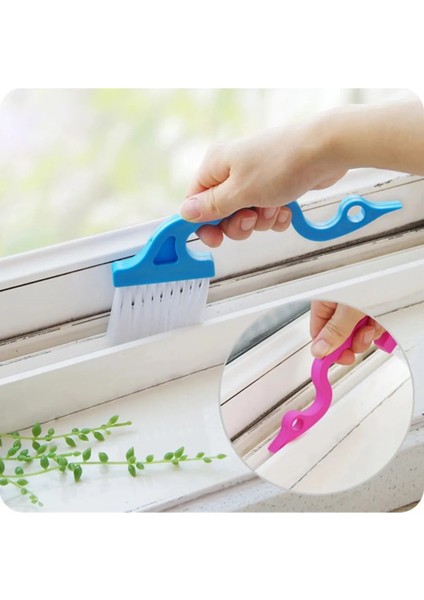 Küçük Kuğu Şekilli Temizlik Fırçası, Lavabo, Banyo, Pencere ve Ray Temizliği Için