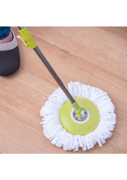 Dönen Mikrofiber Yuvarlak Paspas Başlığı, Evrensel ve Kolay Kullanım