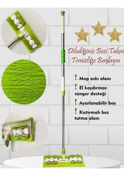 Mor Teleskopik Mop, 360° Dönebilen Pratik Temizlik Aracı modelleri