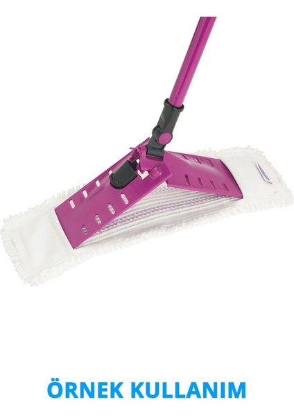 Pembe 2'li Temizlik Seti - Uzun ve Kısa Mop Sapı ile Kolay Temizlik fiyatları